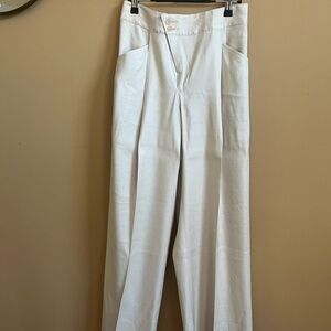 CAbi Beige Linen Trousers